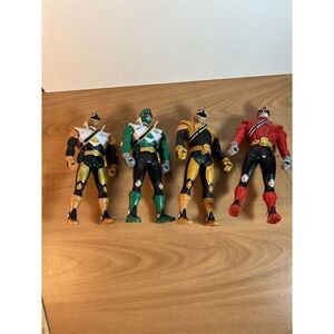 Power Rangers Samurai Bandai Collection Of 4 Figures Toys